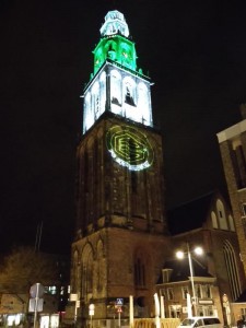 Martinitoren groen wit